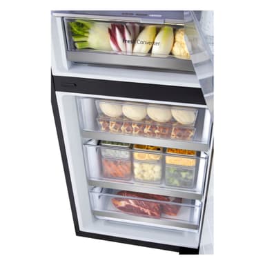 LG InstaView Kyl/Frys GBG7190CEV (sort rustfritt stål)
