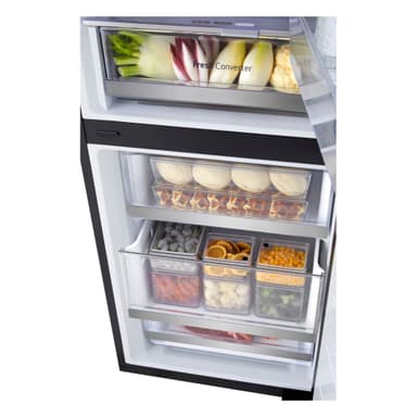 LG InstaView Kyl/Frys GBG7190CEV (sort rustfritt stål)