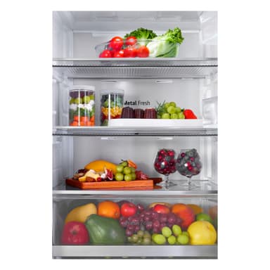 LG InstaView Kyl/Frys GBG7190CEV (sort rustfritt stål)