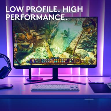 Logitech G G515 gamingtastatur (taktilt, hvitt)