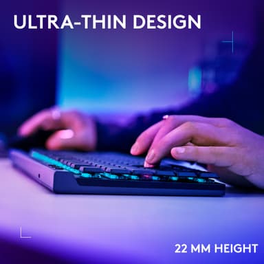 Logitech G G515 gamingtastatur (taktilt, sort)