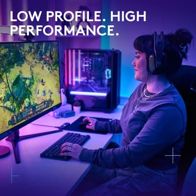 Logitech G G515 gamingtastatur (lineært, sort)
