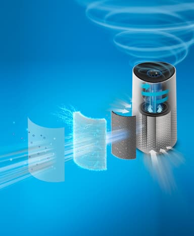 Philips 1000i Series luftrenser AC1715/10 (hvit/sort)