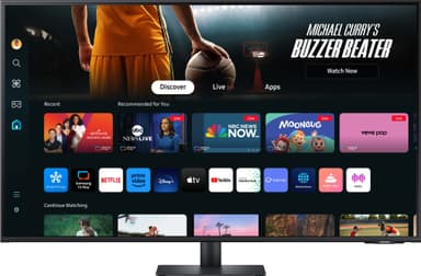 Samsung Smart Monitor M7 43" skjerm (sort)