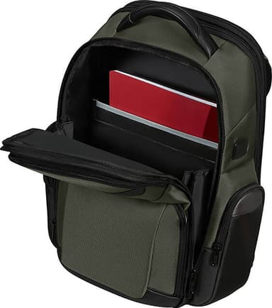 Samsonite Backpack PRO DLX6 15,6" Expand PC-sekk (grønn)