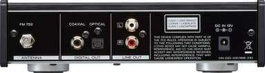 Teac PD-301DAB-X CD-spiller og FM/DAB-tuner (sølv)