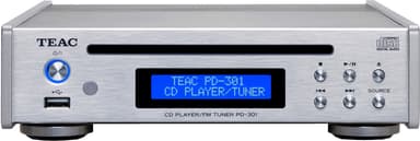 Teac PD-301DAB-X CD-spiller og FM/DAB-tuner (sølv)