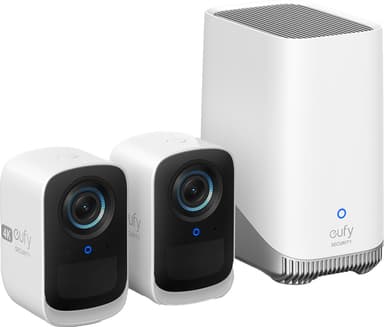 Eufy eufyCam 3C 4K overvåkningskamera (2-pakke)