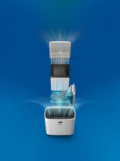 Philips 2000i Series luftrenser og luftfukter AC2729/10