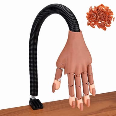 Nail Art mannekenghånd for negler