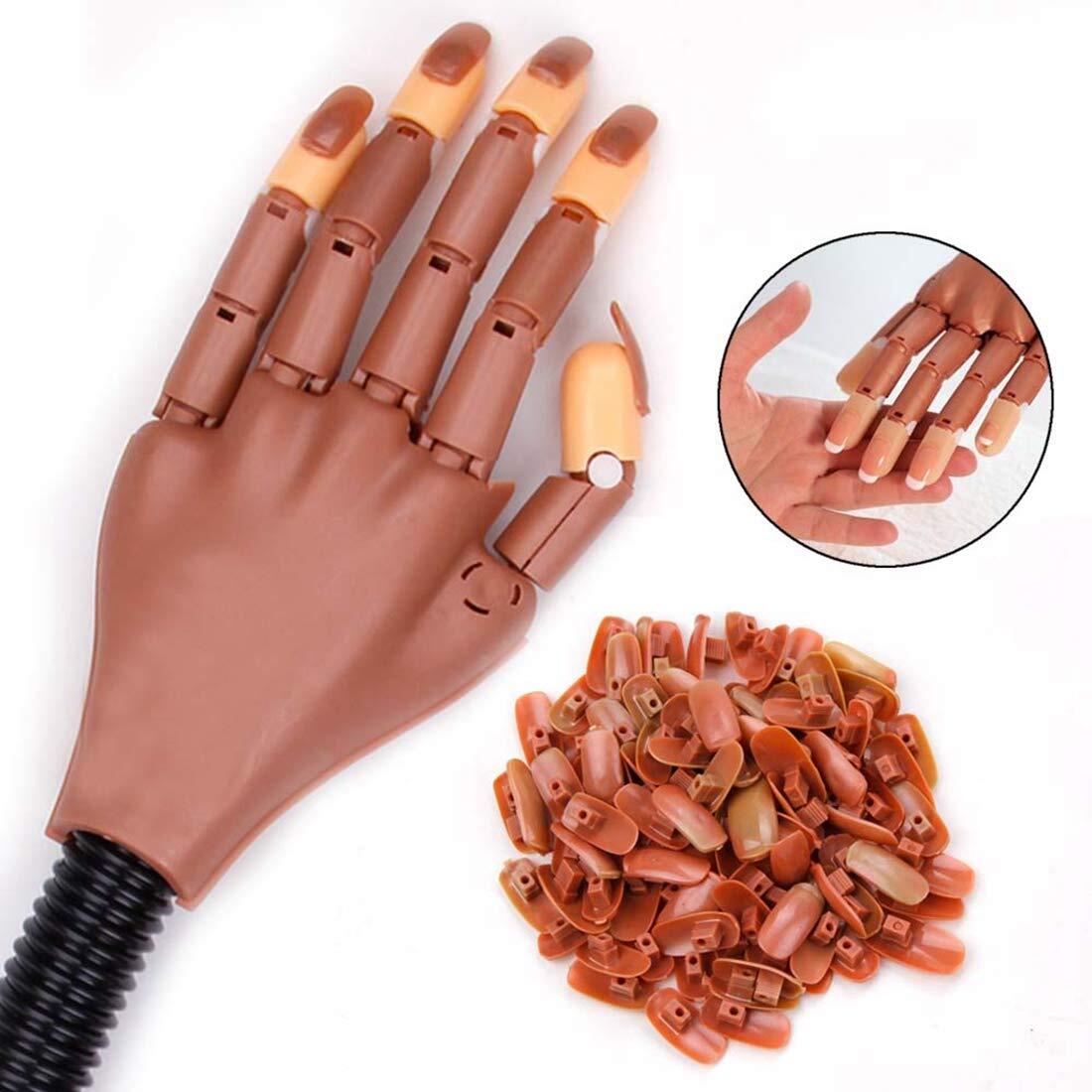 Nail Art mannekenghånd for negler