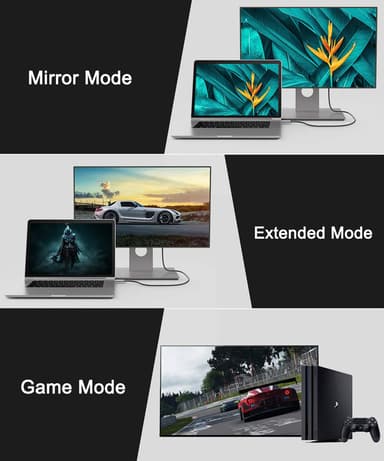 HDMI 2.1-kabel høyhastighets 48Gbps 8K / 60Hz HDR 2 m