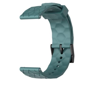 Fotball mønster klokkerem silikon Turkis 22 mm Samsung Galaxy Watch 5/5 Pro/4 40 44mm/3 41mm, Huawei watch GT3/GT2  42mm, Huami Amazfit GTS 3/GTS 2 Mini, Garmin Forerunner 158/55/Vivoactive 3/Venu