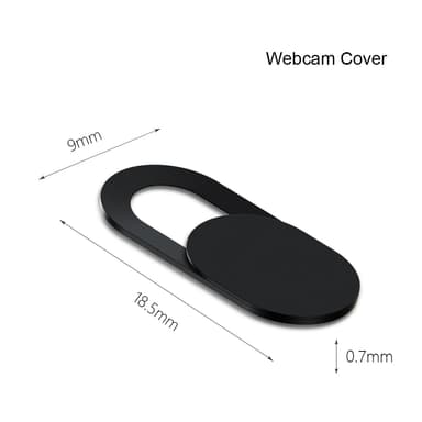 Webbkamera beskyttelse - Webcam Cover Slider - svart