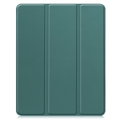 Til iPad Air 13 (2024) Slim Fit Tri-Foldbart Etui Pennebrett - Grønn