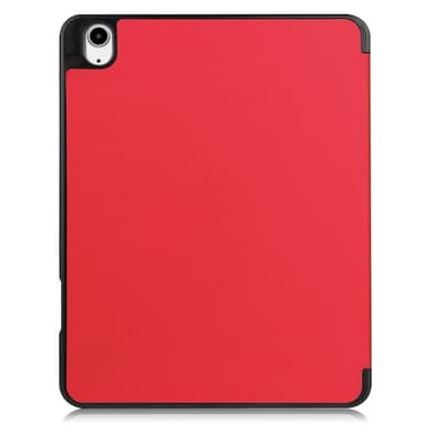 Til iPad Air 13 (2024) Slim Fit Tri-Foldbart Etui Pennebrett - Rød