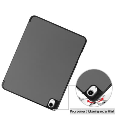 Til iPad Air 13 (2024) Slim Fit Tri-Foldbart Etui Pennebrett - Grå