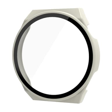 Veske med skjermbeskytter for Huawei Watch GT3 Pro/Porsche (46mm) Hvit