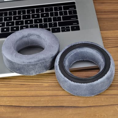 Flanell øreputer for Beyerdynamic DT700 Prox DT900 Prox Grå Tykke flanell øreputer
