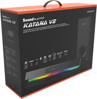 Creative Sound Blaster Katana V2 lydplanke + subwoofer