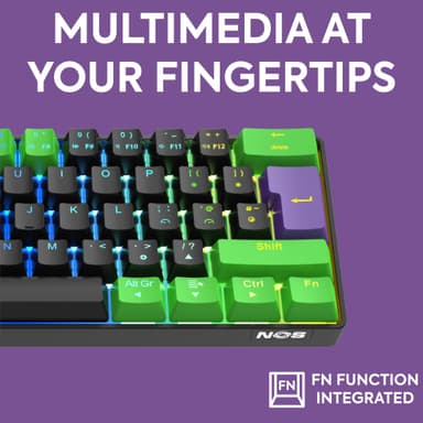 NOS C-450 Mini PRO RGB gamingtastatur (Riddle)