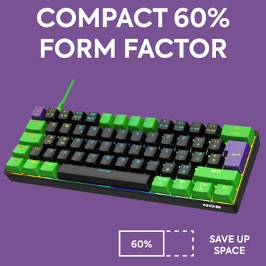 NOS C-450 Mini PRO RGB gamingtastatur (Riddle)