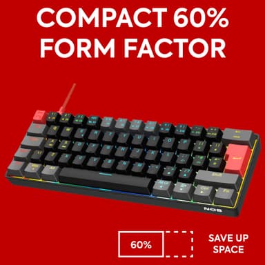 NOS C-450 Mini PRO RGB gamingtastatur (Late Night)