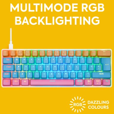 NOS C-450 Mini PRO RGB gamingtastatur (jolly roger)