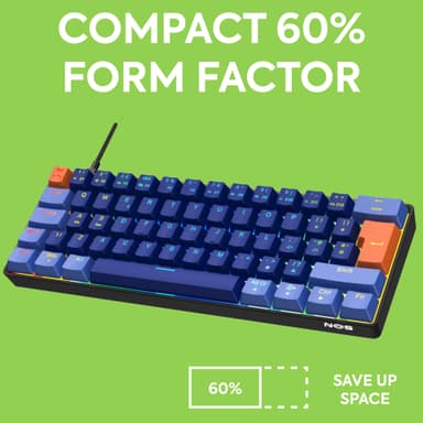 NOS C-450 Mini PRO RGB gamingtastatur (jazz)