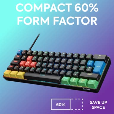 NOS C-450 Mini PRO RGB gamingtastatur (tetriz)