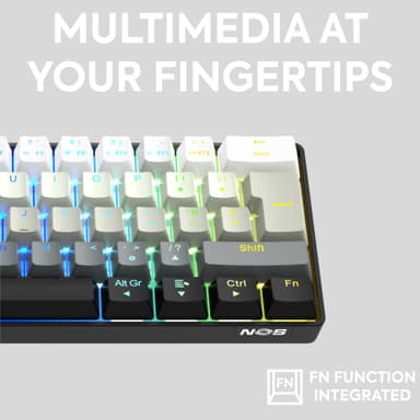 NOS C-450 Mini PRO RGB gamingtastatur (shader)