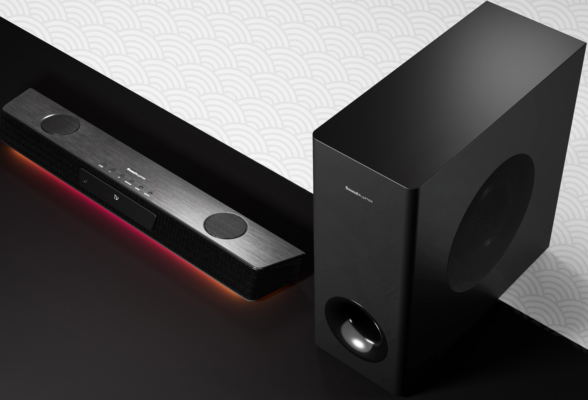 Creative Sound Blaster Katana V2 lydplanke + subwoofer
