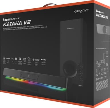Creative Sound Blaster Katana V2 lydplanke + subwoofer