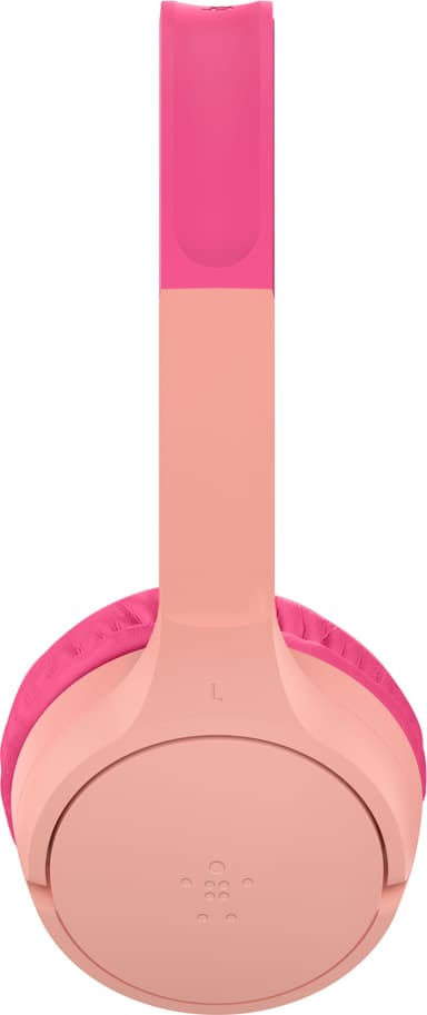 Belkin SoundForm Mini trådløse on-ear hodetelefoner (rosa)