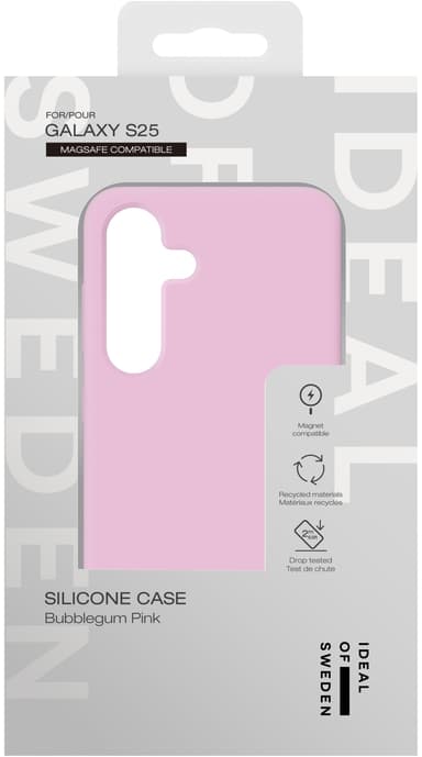 Ideal of Sweden Samsung Galaxy S25 Silicone MagSafe deksel (rosa)