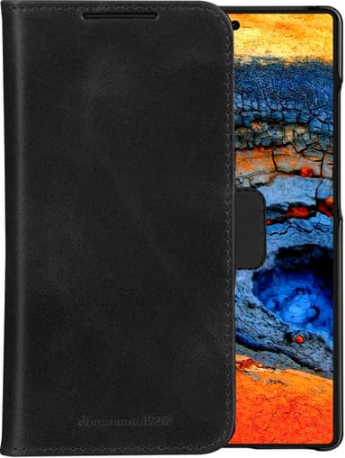 Dbramante1928 Lynge Samsung Galaxy S25 Ultra lommebokdeksel (sort)
