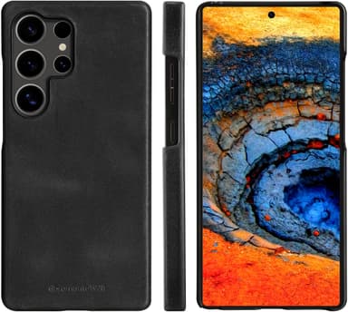 Dbramante1928 Lynge Samsung Galaxy S25 Ultra lommebokdeksel (sort)