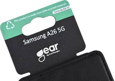 Gear Samsung Galaxy A26 lommebokdeksel (sort)