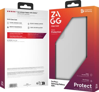 Zagg Samsung Galaxy S25+ gennomsiktig deksel