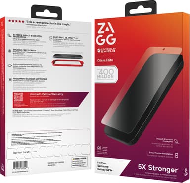 Zagg Glass Elite Samsung Galaxy S25+ skjermbeskytter
