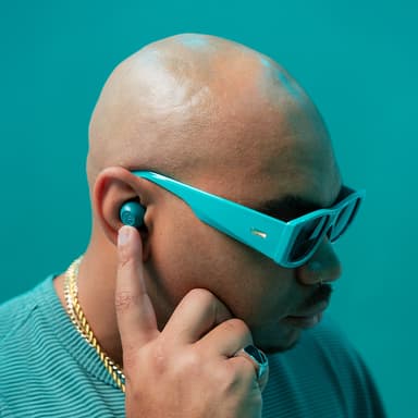 JLab Go Pop helt trådløse in-ear hodetelefoner (teal)
