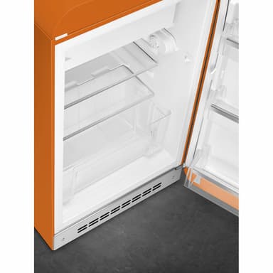 Smeg 50's style kjøleskap med fryser FAB10ROR6 (oransje)