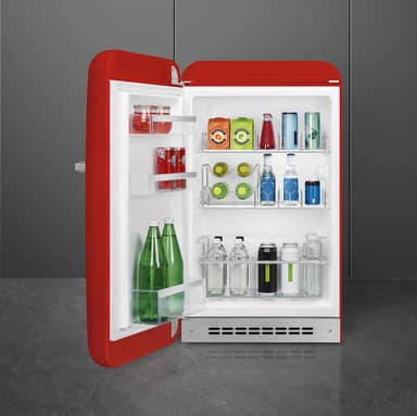 Smeg 50 s Style kjøleskap FAB10HLRD6 (rød)