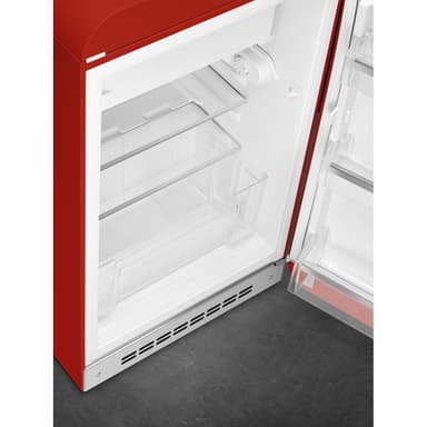 Smeg 50's style kjøleskap med fryser FAB10RRD6 (rød)