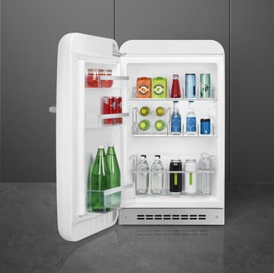 Smeg 50 s Style kjøleskap FAB10HLWH6 (hvit)