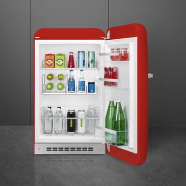 Smeg 50 s Style kjøleskap FAB10HRRD6 (rød)