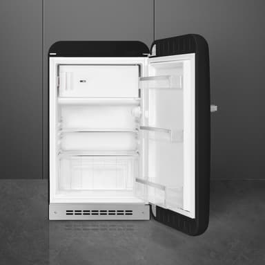 Smeg 50 s Style kjøleskap med fryser FAB10RBL6 (sort)