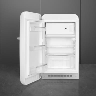 Smeg 50's style kjøleskap med fryser FAB10LWH6 (hvit)