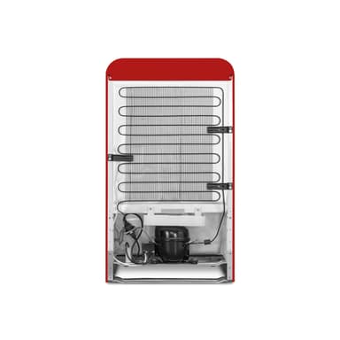 Smeg 50's style kjøleskap med fryser FAB10LRD6 (rød)