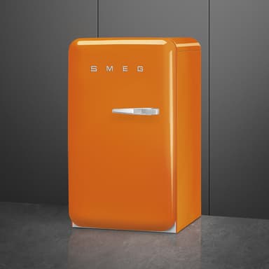 Smeg 50's style kjøleskap med fryser FAB10LOR6 (oransje)
